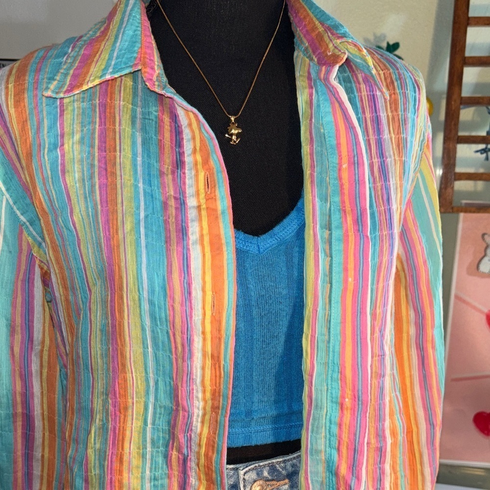 Northern Isles Striped Button-Up Shirt - Picture 4 of 11